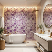 Mauve Mosaic Muster Küche Badezimmer Küche Fliese