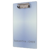 Mauve Ombre Einfache Schlichte Personalisierung Ei Klemmbrett (Links)