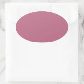 Mauve Oval Sticker (Tasche)