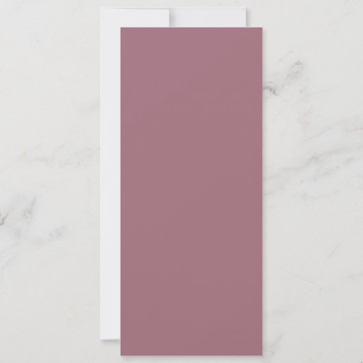 Mauve Paint Swatch Ankündigung (Rückseite)