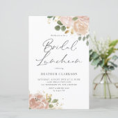 Mauve Peach Blume Bridal Luncheon (Stehend Vorderseite)