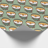 Mauve Peach-faced lovebird Geschenkpapier (Ecke)