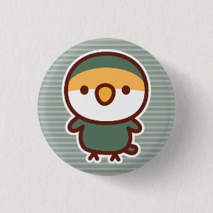 Mauve Pfirsichgesichtchen Button