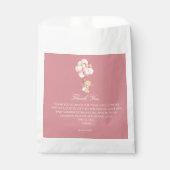 Mauve Pink Balloons, Cute Teddy Bear Geschenktütchen (Vorderseite)
