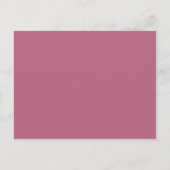 Mauve Pink Hintergrund eine Postkarte (Vorderseite)