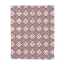 Mauve Pink Leaf Petal Geometrisches botanisches Mu
