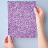 MAUVE PINK SLUSHY DIGITAL WALLPAPIERRÜCKGRENZEN TE FLYER (Hand)