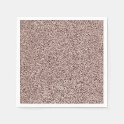 Mauve Pink Ultrasuede Look Serviette (Vorderseite)