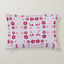 Mauve Pink und Himbeere Dekokissen