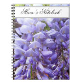 Mauve, Purple Wisteria Notebook Notizblock (Vorderseite)