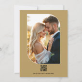 Mauve Quartz, Dusty Plum & Latte Beige Wedding Einladung (Rückseite)