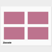 Mauve Rectangle Sticker (Blatt)