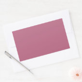 Mauve Rectangle Sticker (Umschlag)