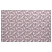 Mauve Retro Geometric Art Stoff (Yard (91,4 cm))