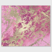 Mauve Rose Champaigne Gold Marble Metallic Stroke Geschenkpapier (Flach)