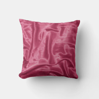Mauve Satin-Platz-Kissen Kissen