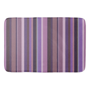 Mauve senkrechte Streifen Badematte