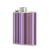 Mauve senkrechte Streifen Flachmann (Links)