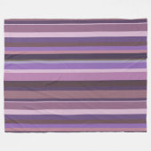 Mauve senkrechte Streifen Fleecedecke (Vorderseite (Horizontal))