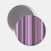 Mauve senkrechte Streifen Magnet (Vorderseite/Rückseite)