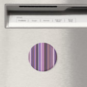 Mauve senkrechte Streifen Magnet (In Situ (Geschirrspüler))