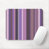 Mauve senkrechte Streifen Mousepad (Mit Mouse)