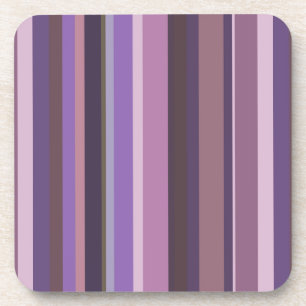Mauve senkrechte Streifen Untersetzer