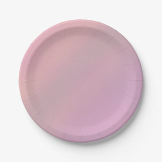Mauve Soft Blush Pink 80er Jahre Pappteller