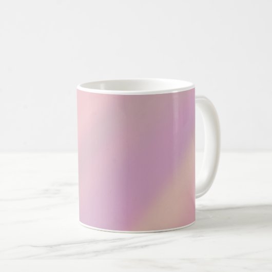 Mauve Soft Blush Pink 80er Kaffeetasse (VorderseiteRechts)