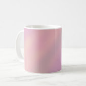 Mauve Soft Blush Pink 80er Kaffeetasse (Vorderseite Links)