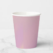 Mauve Soft Blush Rosa 80er Pappbecher (Links)