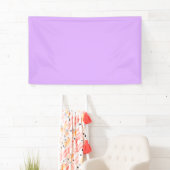 Mauve Solid Color Banner (Insitu)