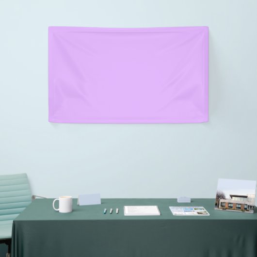 Mauve Solid Color Banner (Messeveranstaltung)