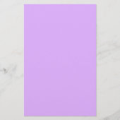 Mauve Solid Color Briefpapier (Vorderseite)