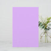 Mauve Solid Color Briefpapier (Stehend Vorderseite)