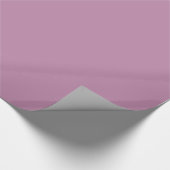 Mauve Solid Color Geschenkpapier (Ecke)