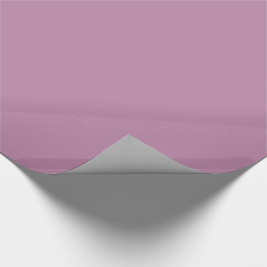 Mauve Solid Color Geschenkpapier (Ecke)