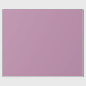 Mauve Solid Color Geschenkpapier (Flach)