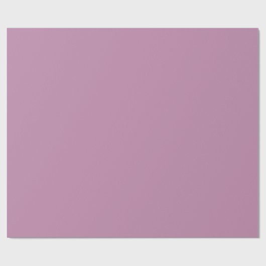 Mauve Solid Color Geschenkpapier (Flach)