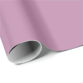 Mauve Solid Color Geschenkpapier (Rolleneckpunkt)