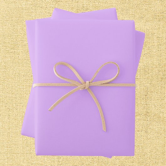 Mauve Solid Color Geschenkpapier Set