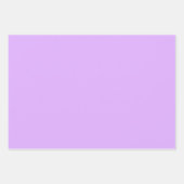 Mauve Solid Color Geschenkpapier Set (Vorderseite 3)