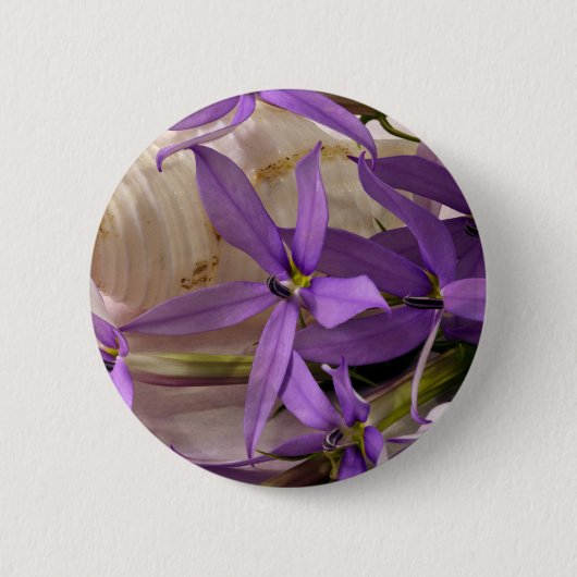 Mauve Starshine Laurentia Button (Vorderseite)