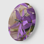 Mauve Starshine Laurentia Große Wanduhr (Winkel)