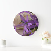 Mauve Starshine Laurentia Große Wanduhr (Zuhause)