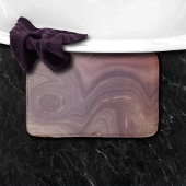 Mauve Strata | Dusty Pink und Rose Gold Agate Badematte