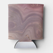 Mauve Strata | Dusty Pink und Rose Gold Agate Dosenkühler (Vorderseite)