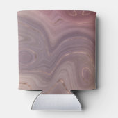 Mauve Strata | Dusty Pink und Rose Gold Agate Dosenkühler (Rückseite)
