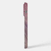 Mauve Strata | Dusty Pink und Rose Gold Agate iPhone Hülle (Linke Seite)