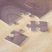 Mauve Strata | Dusty Pink und Rose Gold Agate Puzzle (Seite)